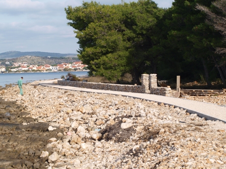 A section of the new path